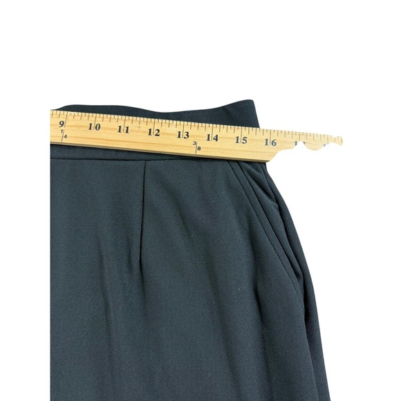 Hilary Radley Pants Womens Large Black Pleated Stretch Pull On Dress Workwear - Picture 5 of 8